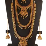 Traditional Lakshmi Gold Necklace set