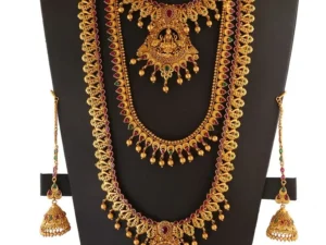 Traditional Lakshmi Gold Necklace set
